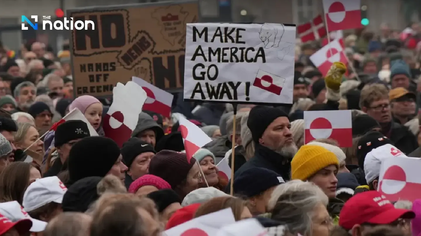Danes and Greenlanders protest Trump, chant ‘Make America Go Away’