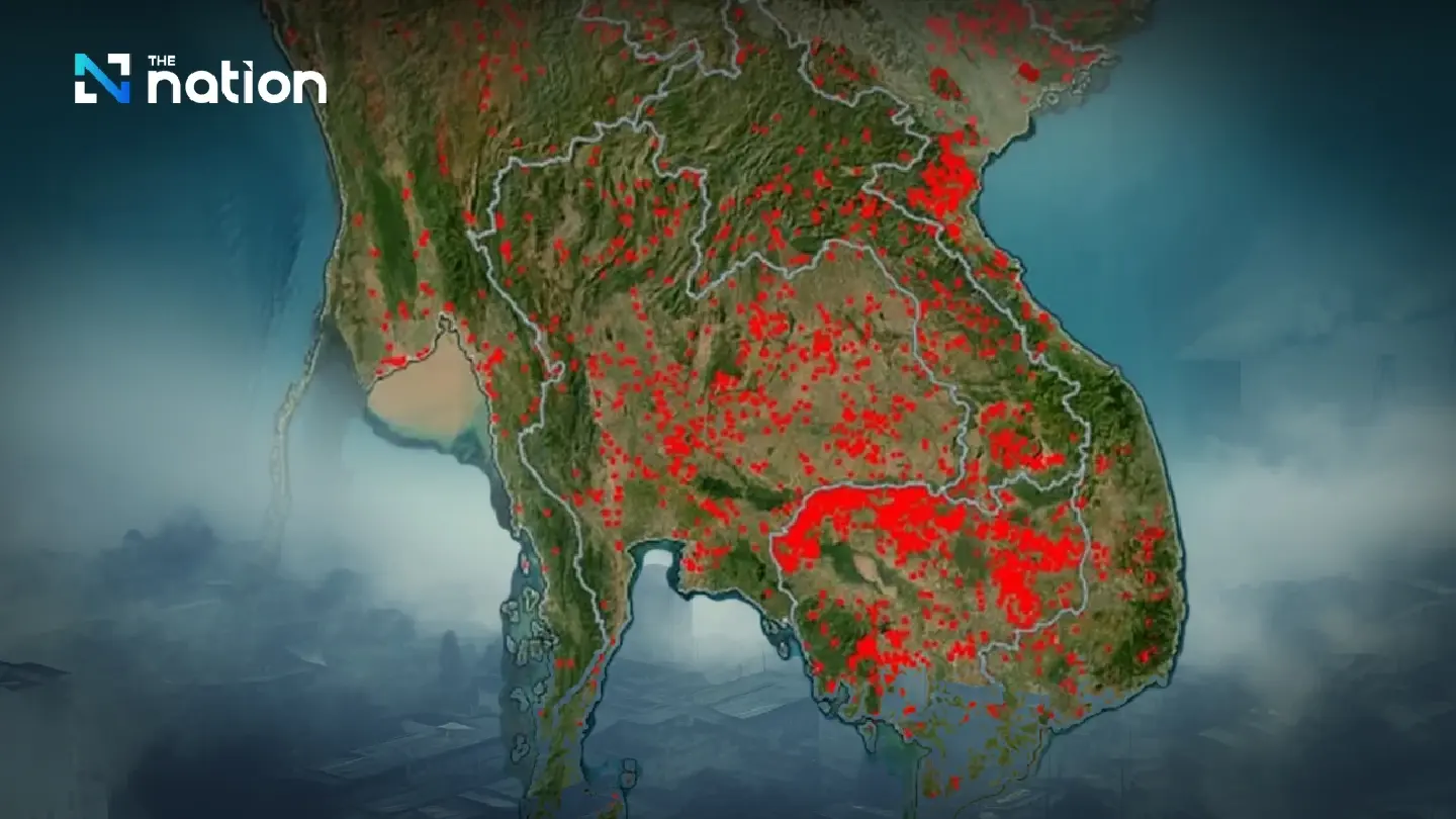 Bangkok Suffocates in PM 2.5 as Cambodia's Fires Contribute to Crisis