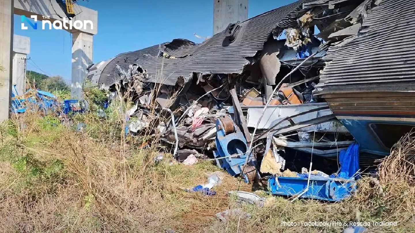 Korat Train Crash Update: 22 dead, 55 injured after collision with fallen crane