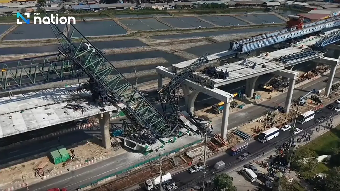 Two Probable Causes Behind Rama II Crane Collapse: Carelessness Likely