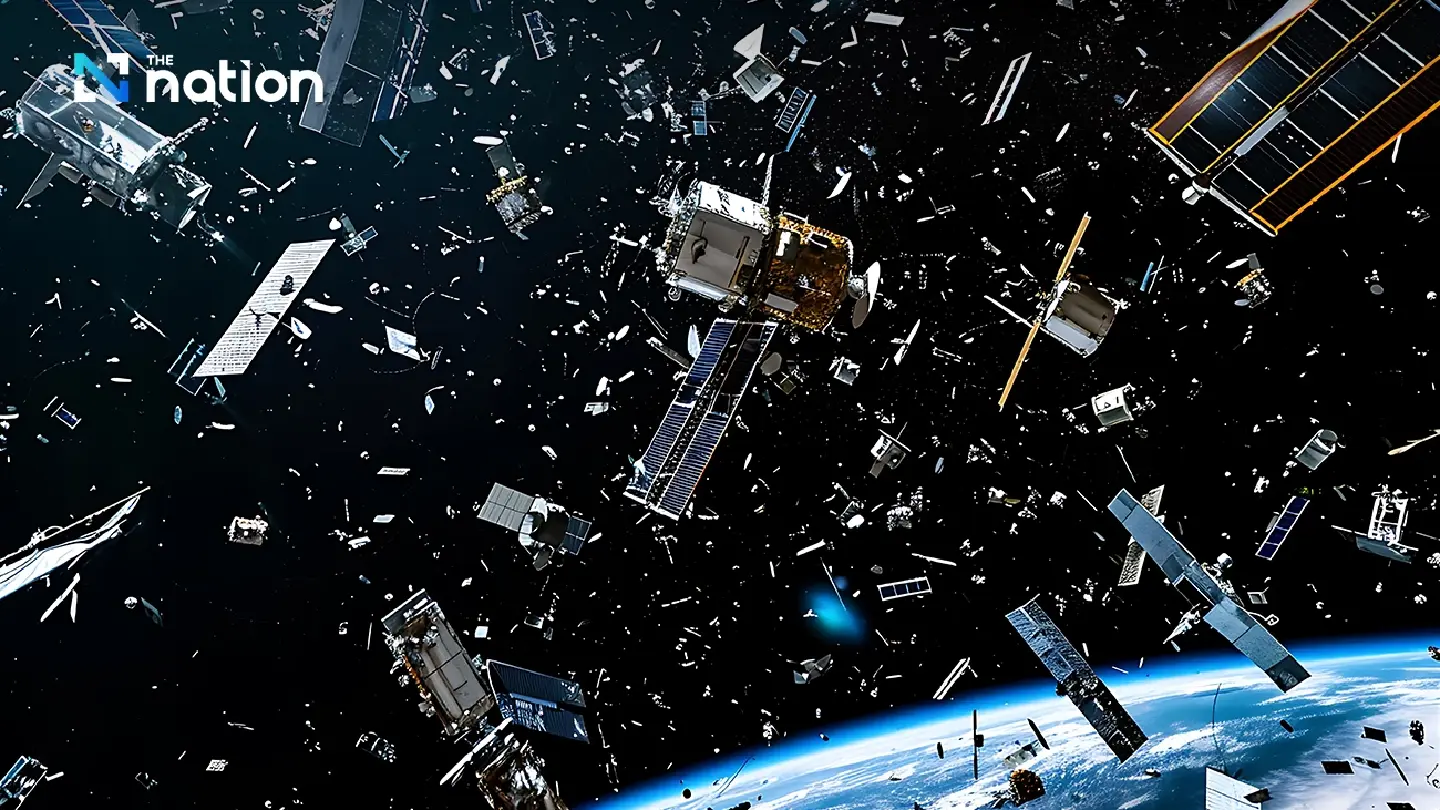 Space debris passes 1.1m pieces, raising risks on Earth