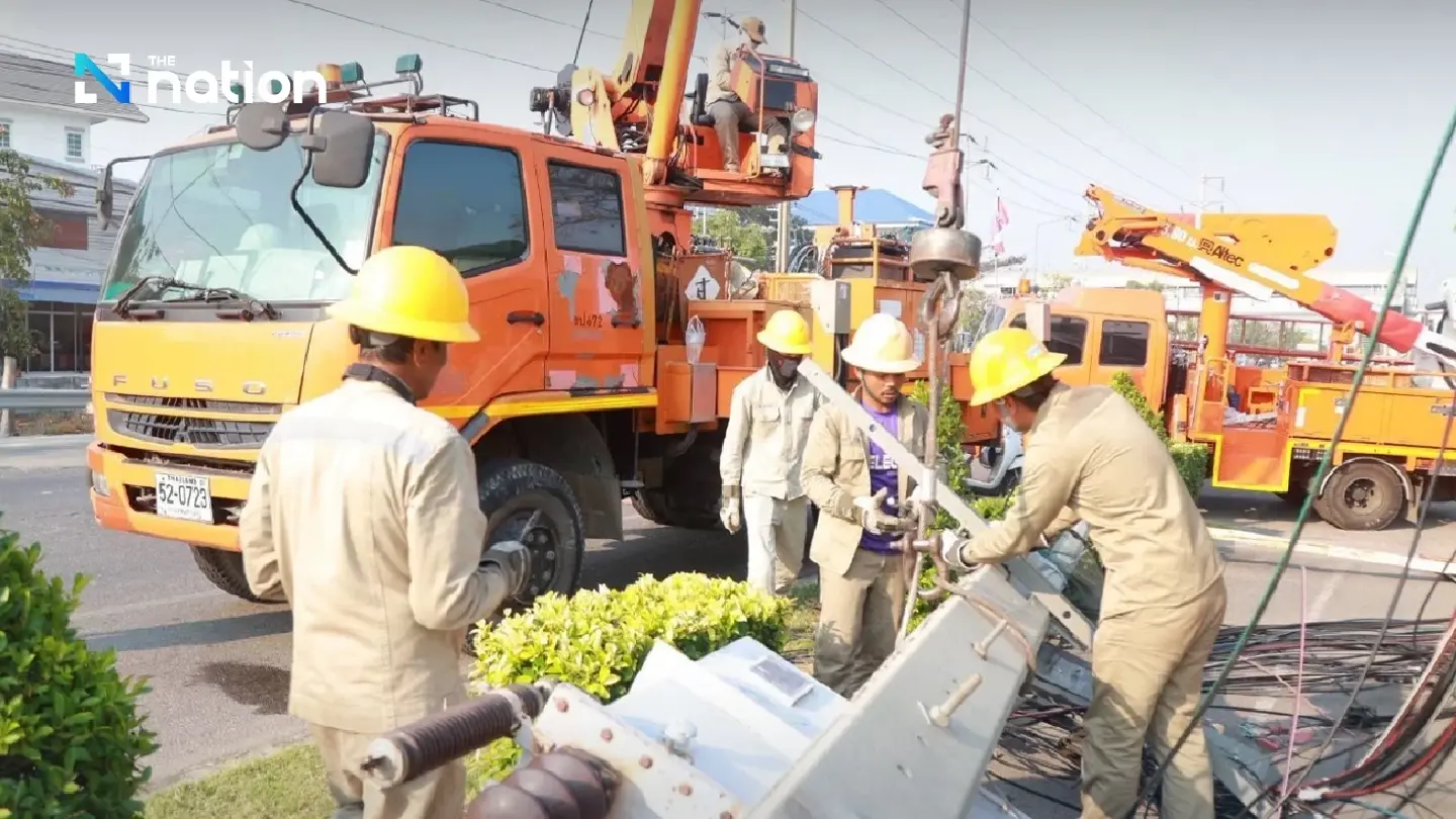 200+ MEA Staff Race to Restore Power in Bang Pu by Midnight 200+ MEA Staff Race to Restore Power in Bang Pu by Midnight
