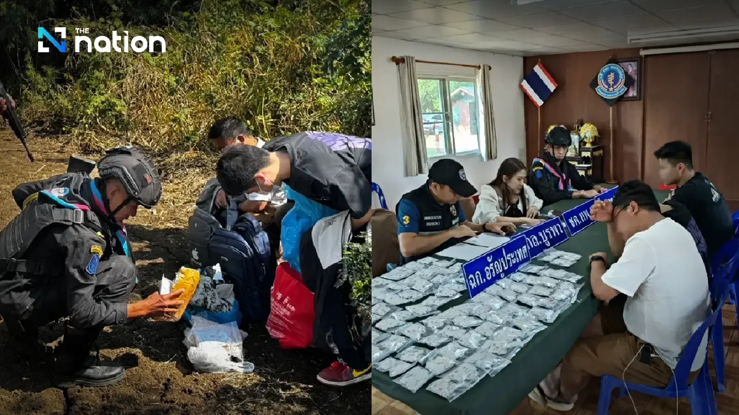 Burapha Task Force troops arrest 3 Chinese men, seize 8,628 SIM cards