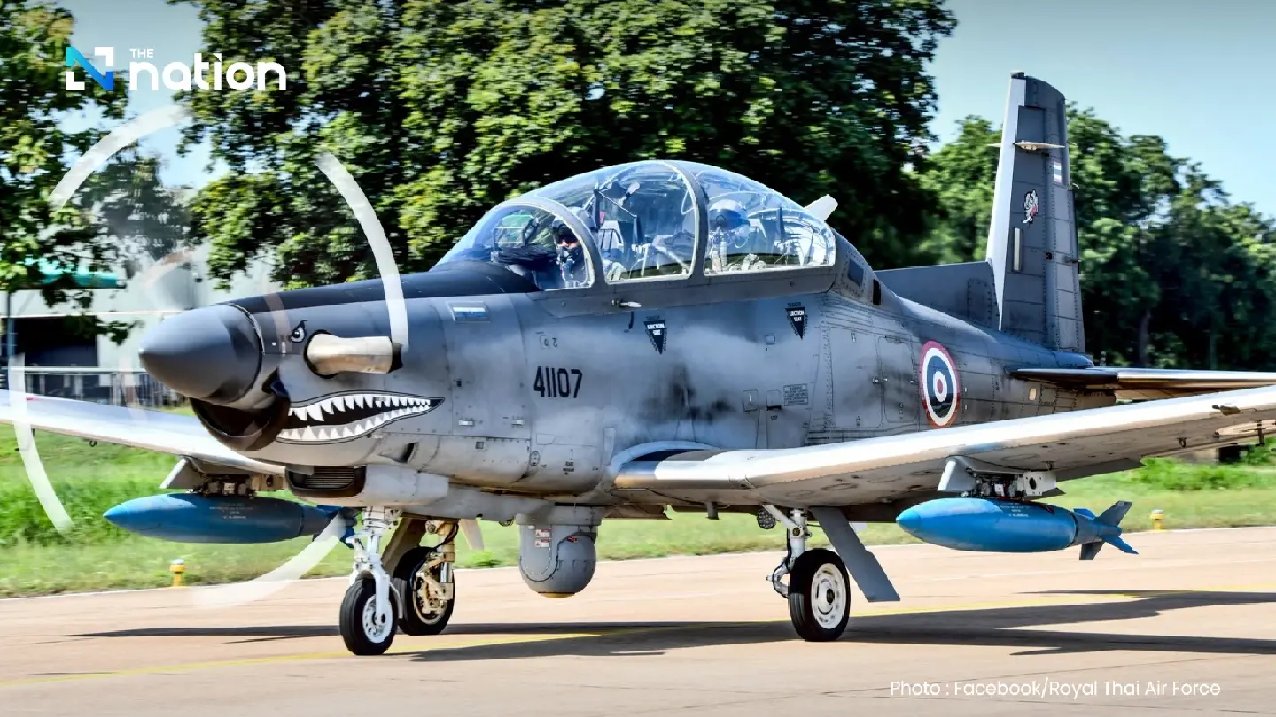 Ill-fated AT-6TH Wolverine that crashed in Chiang Mai commissioned in September last year