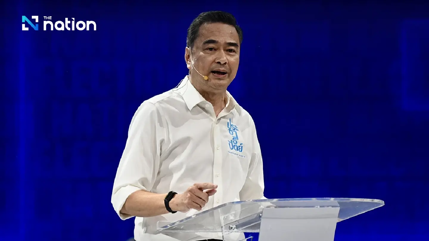 Abhisit vows ‘clear skies’ in first year of Democrat government, pledges to lift Thailand out of poverty Abhisit vows ‘clear skies’ in first year of Democrat government, pledges to lift Thailand out of poverty
