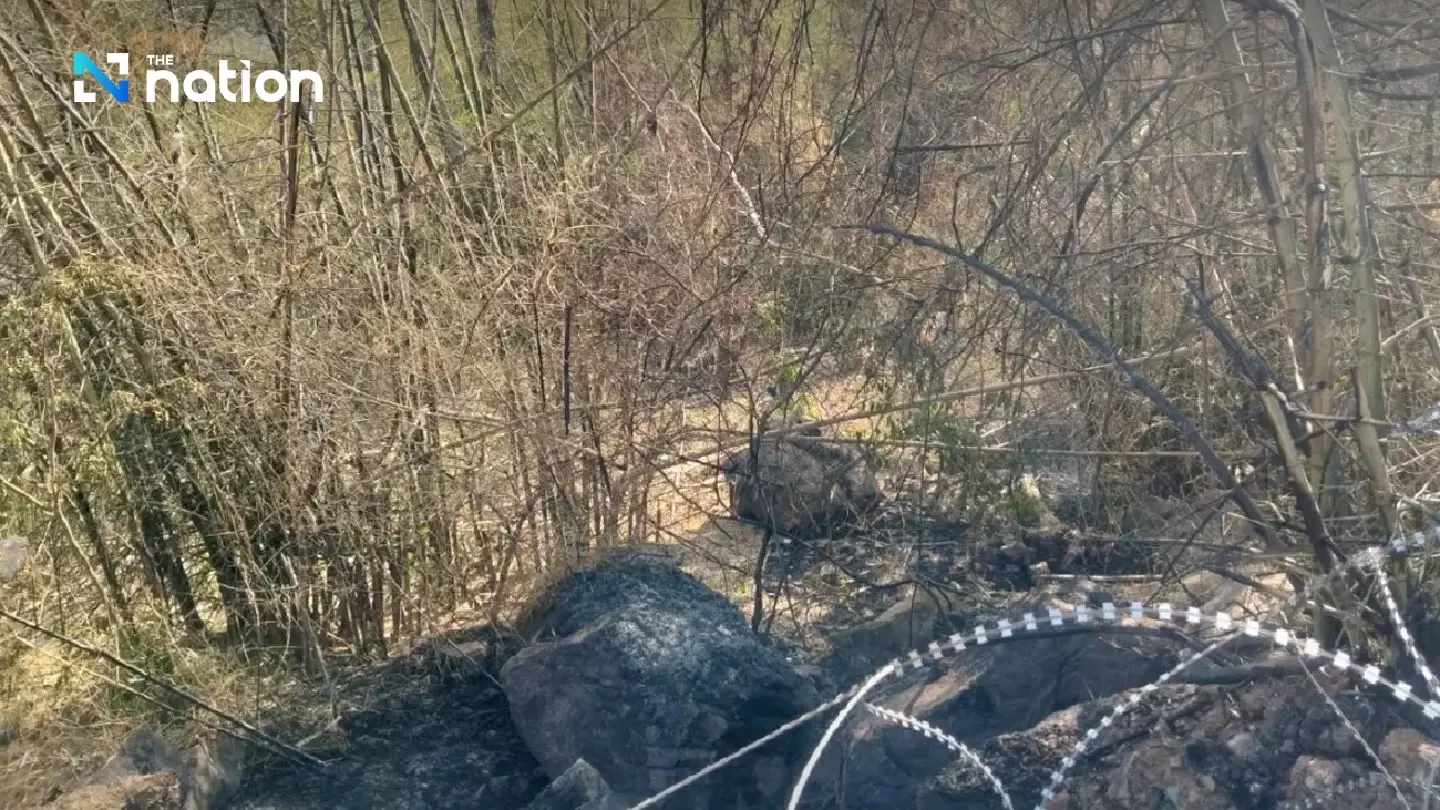 Explosion at Thai-Cambodian border injures two Thai soldiers after grass fire ignites munitions
