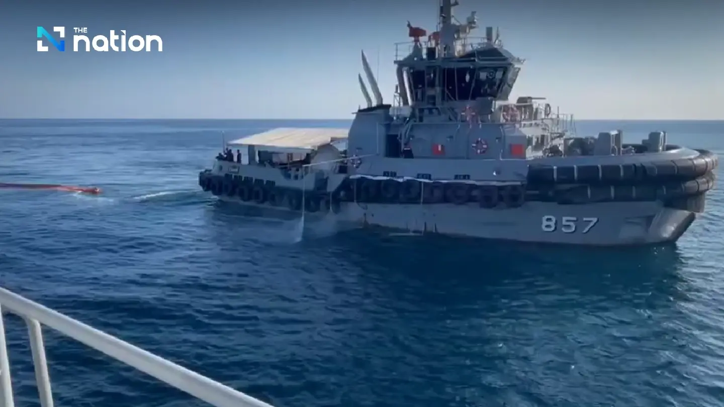 Situation command centre set up to salvage sunken cargo ship off Phuket