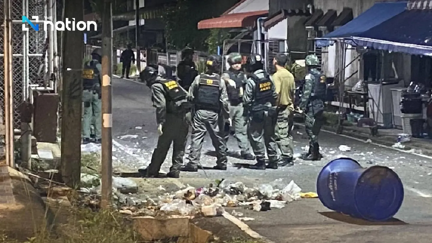 Seven bomb attacks hit Narathiwat’s Yi-ngo and Ra-ngae overnight Seven bomb attacks hit Narathiwat’s Yi-ngo and Ra-ngae overnight