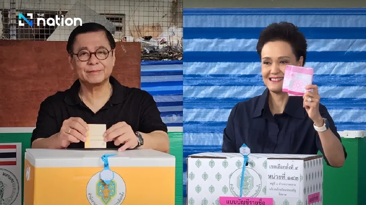 Sihasak, Suphajee cast votes, urge voters to turn out in full force Sihasak, Suphajee cast votes, urge voters to turn out in full force