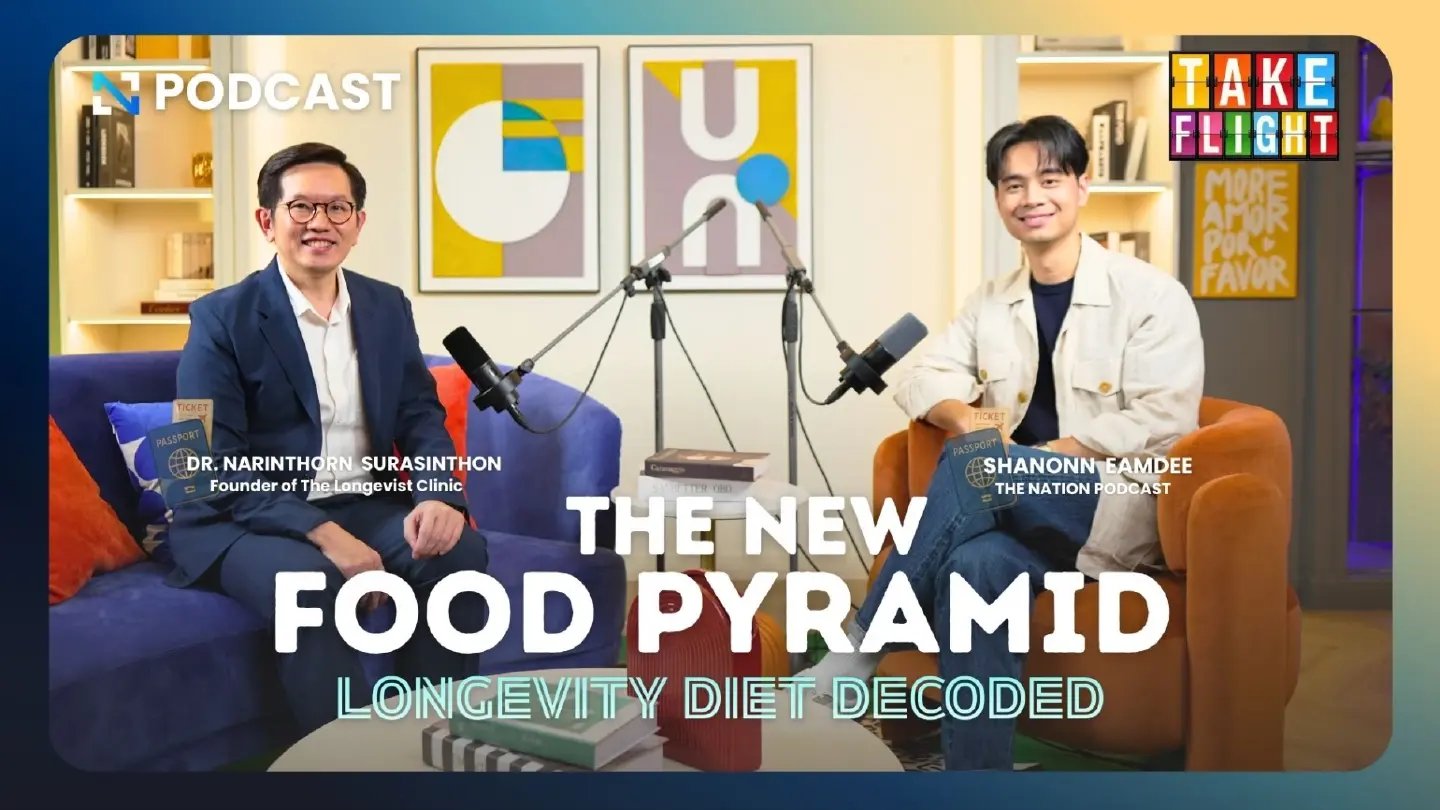 Longevity Diet Decoded: The New Food Pyramid with Dr. Aun “The Longivist” I Take Flight Ep1