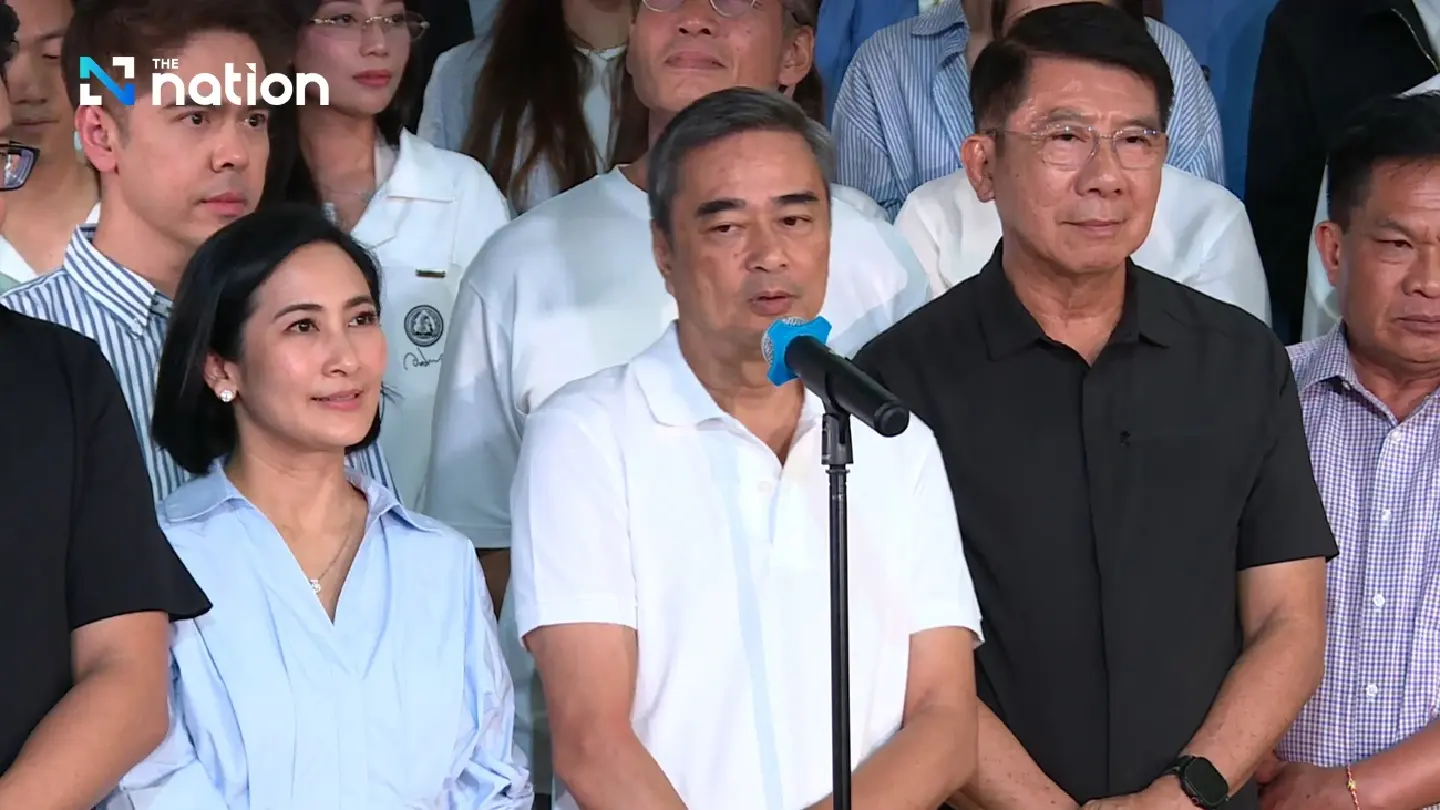 Abhisit says Democrats ready to serve as opposition Abhisit says Democrats ready to serve as opposition
