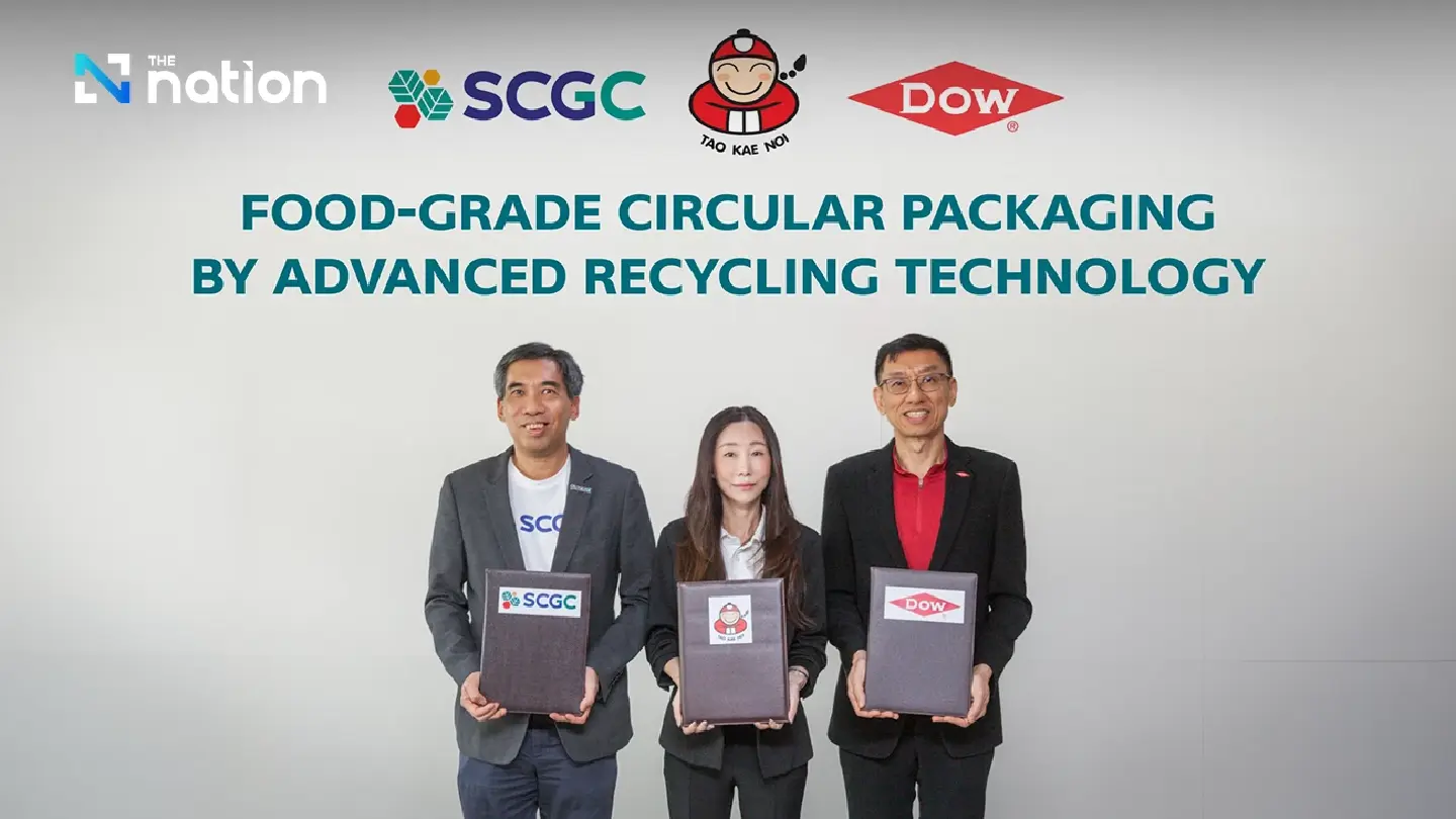 Taokaenoi Drives Sustainability Leadership, Partners with SCGC and Dow to Advance Circular Seaweed Snack Packaging