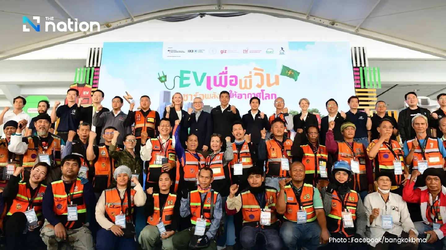 Bangkok launches EV push for motorcycle taxis to cut pollution, lower costs