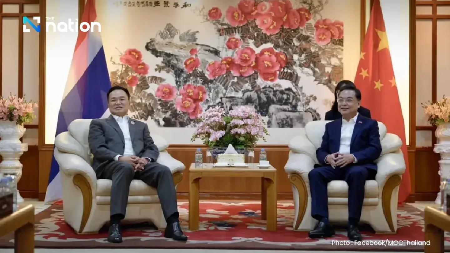 Anutin, Suphajee discuss 500,000-ton rice export deal with Chinese ambassador