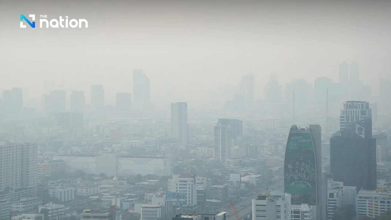 Bangkok PM2.5 remains above the standard in some areas, with Lat Krabang and Nong Chok highest