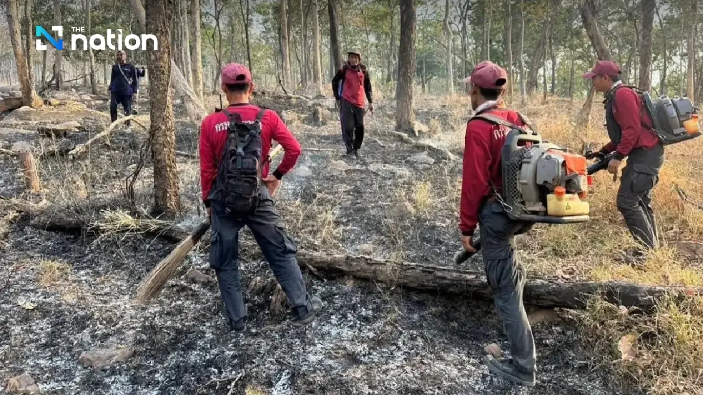 Wildfire at Sakaerat under control; 6,400 rai affected, authorities on high alert Wildfire at Sakaerat under control; 6,400 rai affected, authorities on high alert