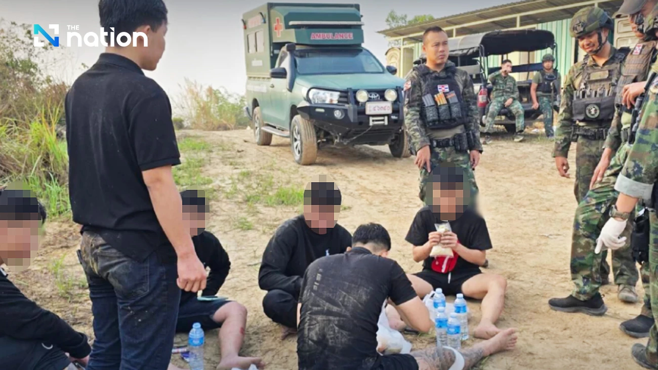 Thai Navy uncovers Chinese human trafficking and cyber scam ring on border