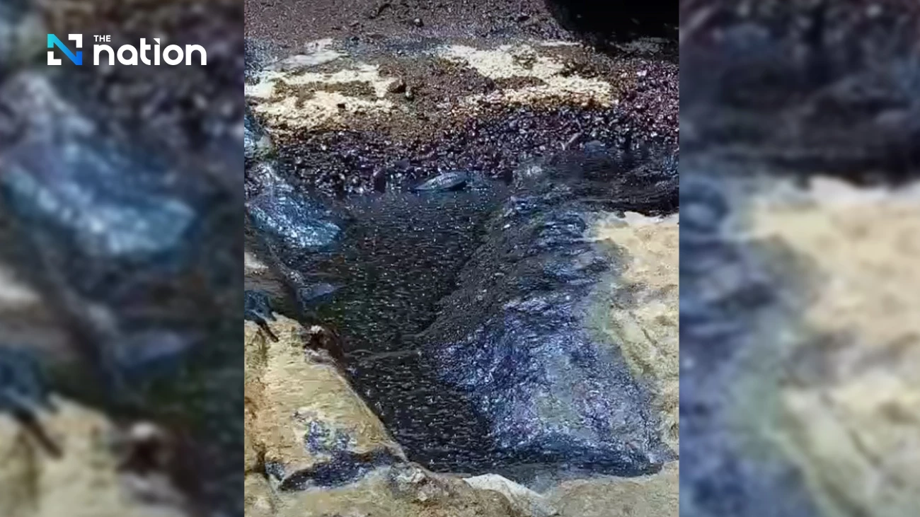 Fears grow as oil slick from sunken cargo ship threatens marine life and Phuket tourism