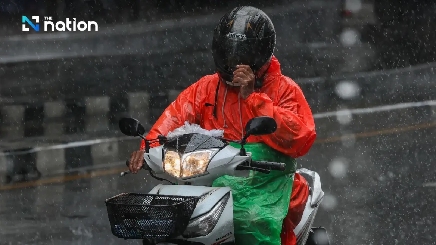 Summer storm alert for upper Thailand, with hail and lightning risk