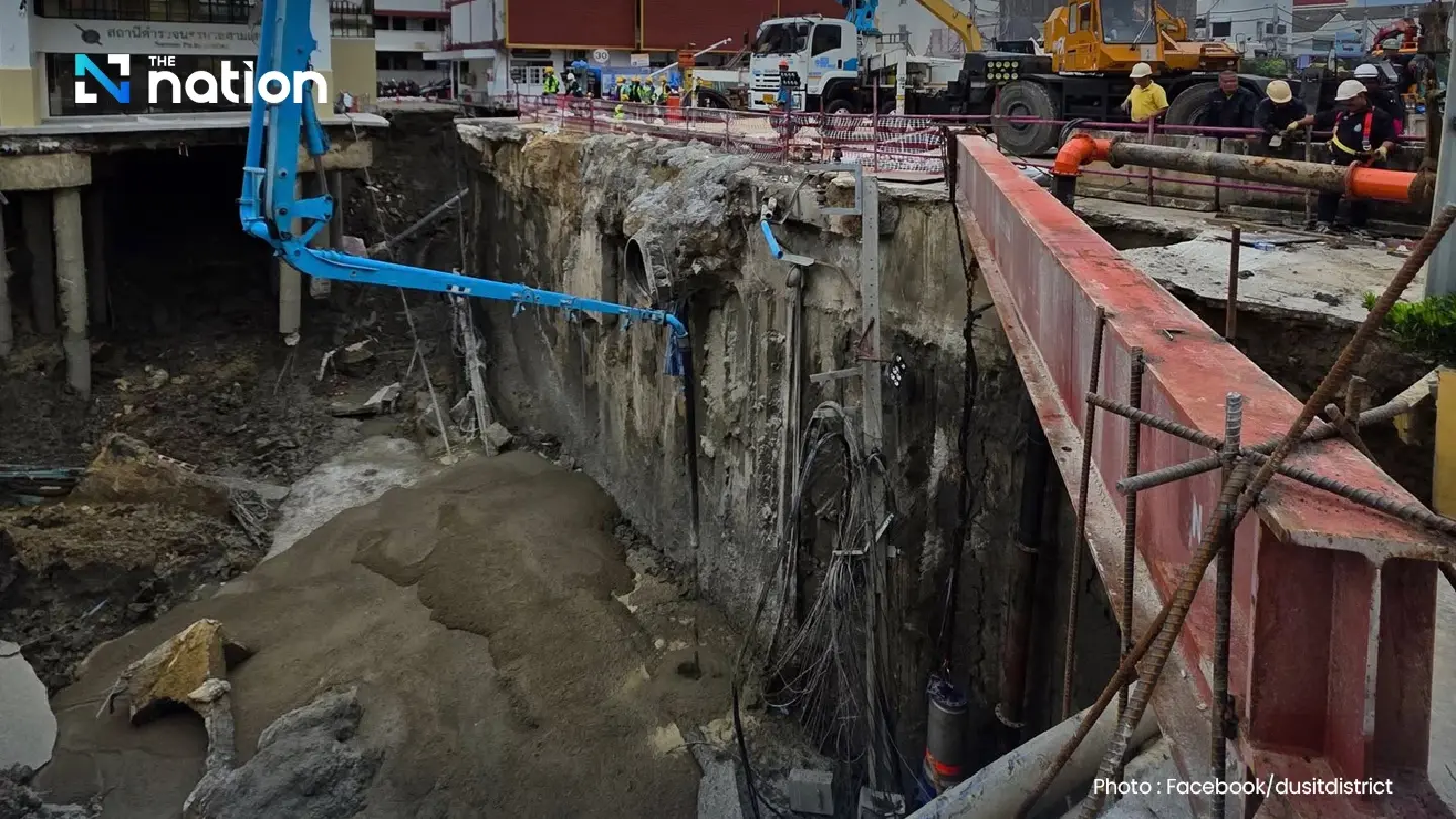 MRTA to repair Samsen Road sinkhole, costing 1 billion THB, reopening in March 2027 MRTA to repair Samsen Road sinkhole, costing 1 billion THB, reopening in March 2027