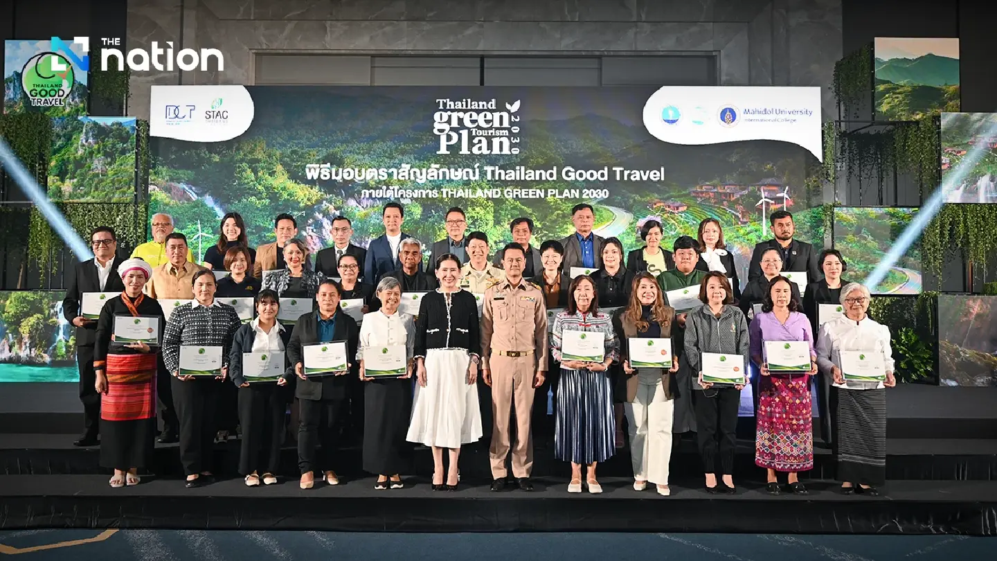 Thailand Good Travel Recognizes 41 Model Destinations and Tourism Operators Advancing Toward International Standards