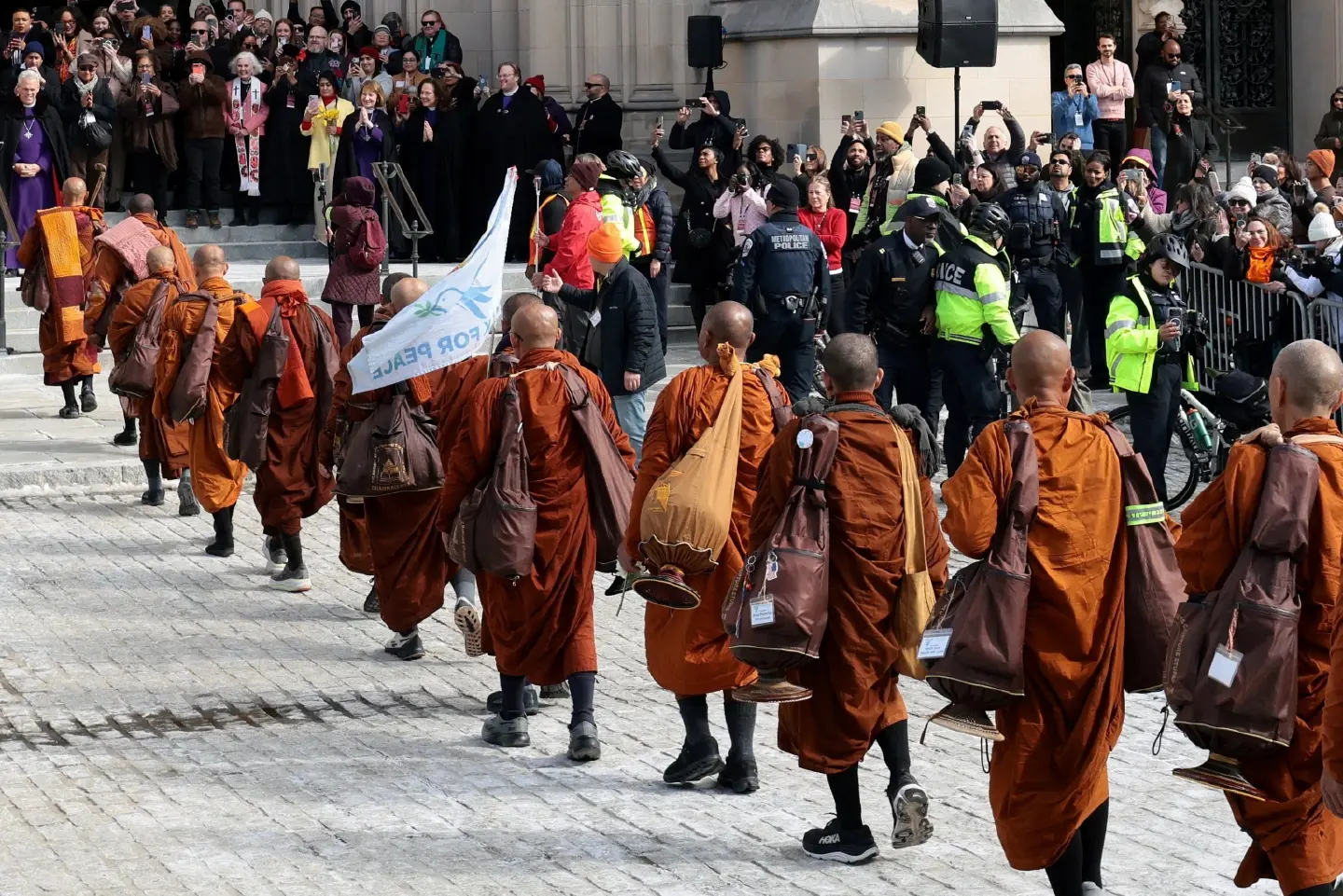 Buddhist monks arrive in Washington on 2,300-mile Walk for Peace Buddhist monks arrive in Washington on 2,300-mile Walk for Peace