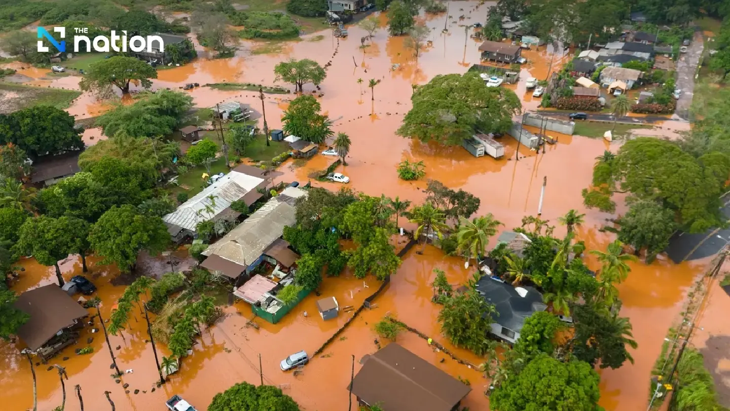 Hawaii flooding worsens after second Kona low batters Oʻahu and Maui Hawaii flooding worsens after second Kona low batters Oʻahu and Maui
