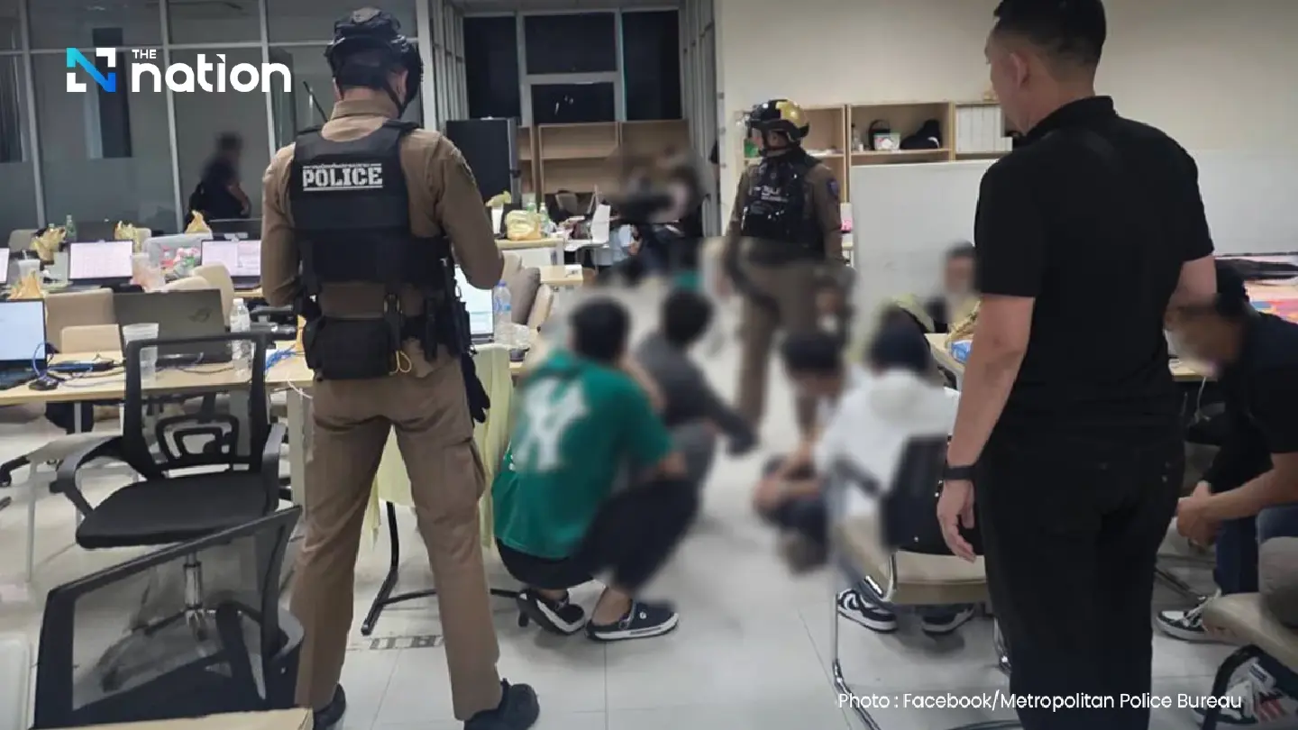 Bangkok police arrest 93 Vietnamese over online gambling network worth 100m baht a day