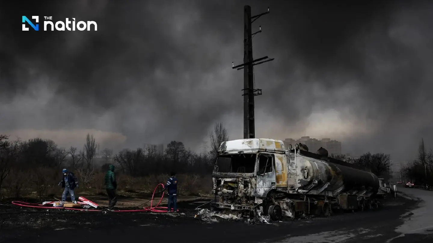 Black acid rain hits Iran after oil depot blasts, harming health and environment