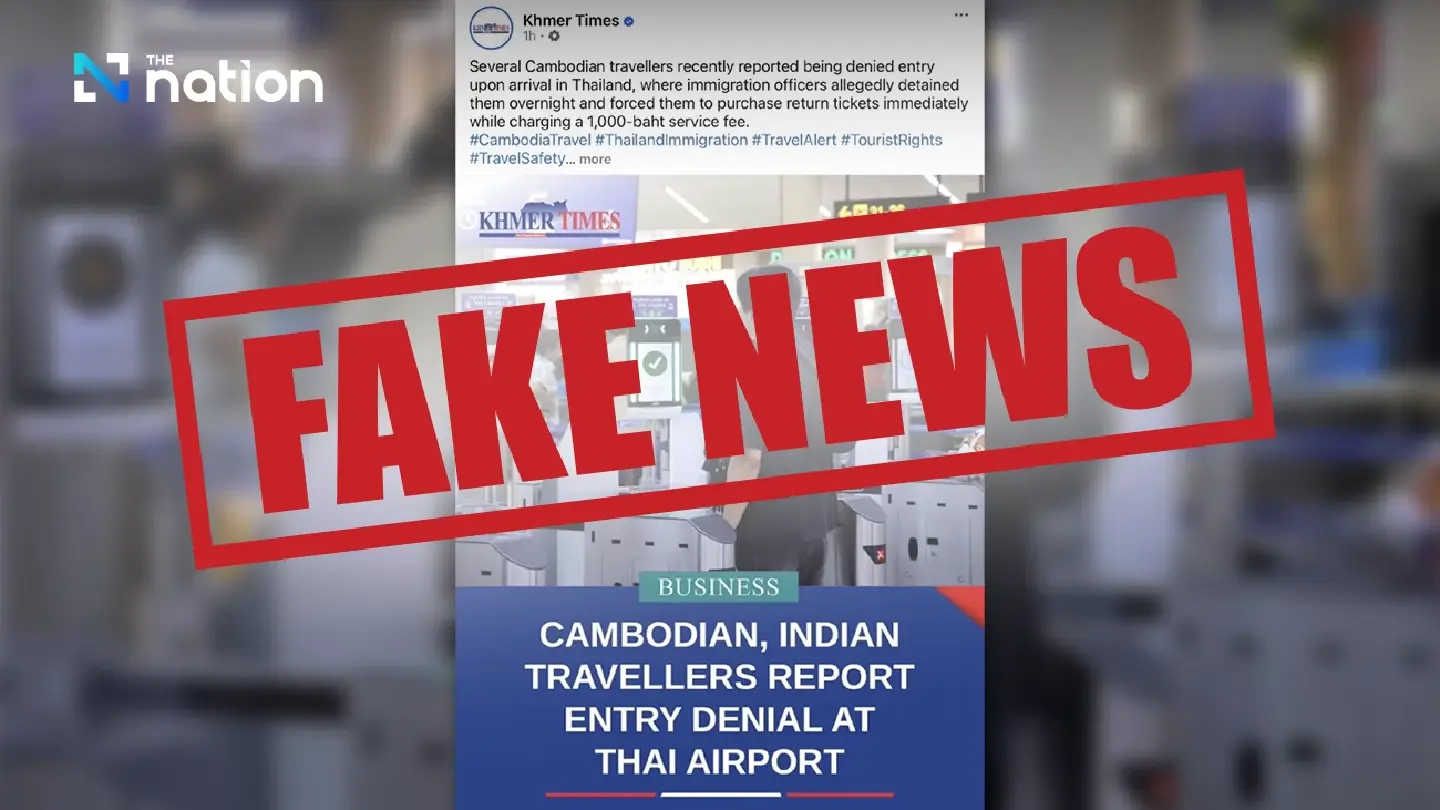 Thailand Rebuts Claims of Extortion and Improper Entry Refusals at Airports