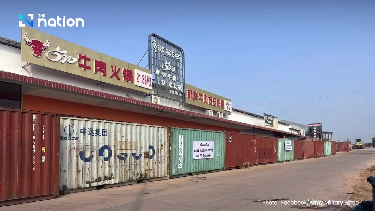 Thai Navy says border container move follows Cambodia accord