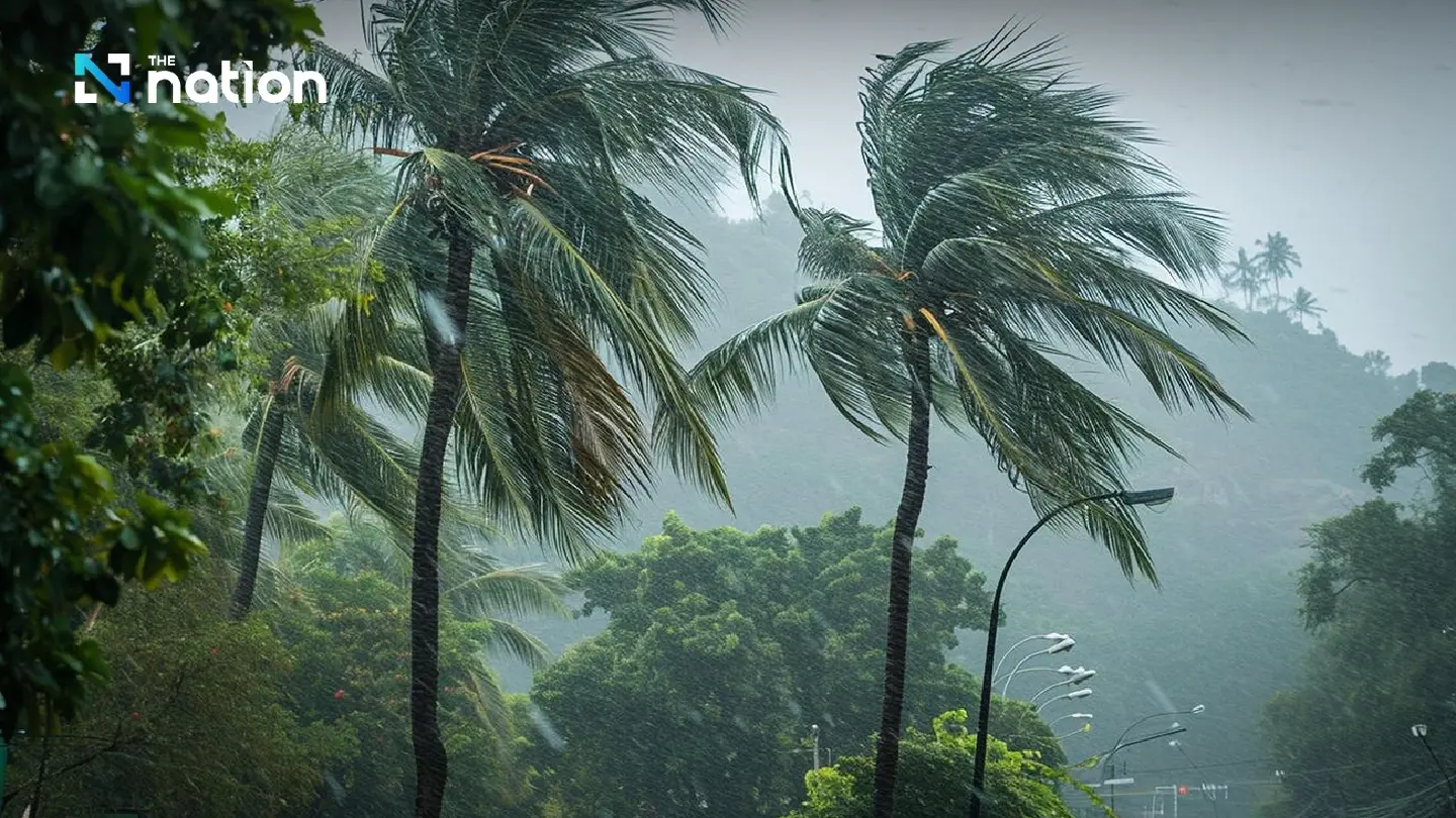 DDPM warns 62 provinces and Bangkok of summer storms, strong winds March 3–6