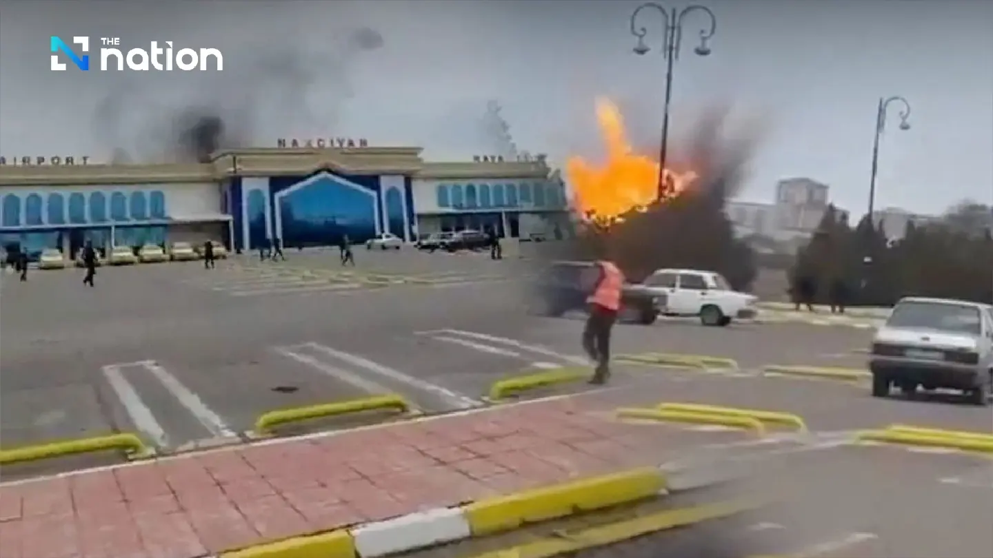 Azerbaijan protests after Iranian drones hit Nakhchivan airport