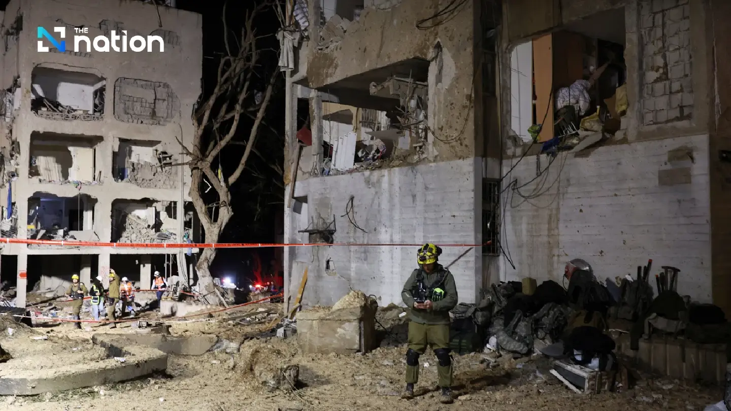 Iran fires missiles at city near Israeli nuclear facility, injuring more than 100