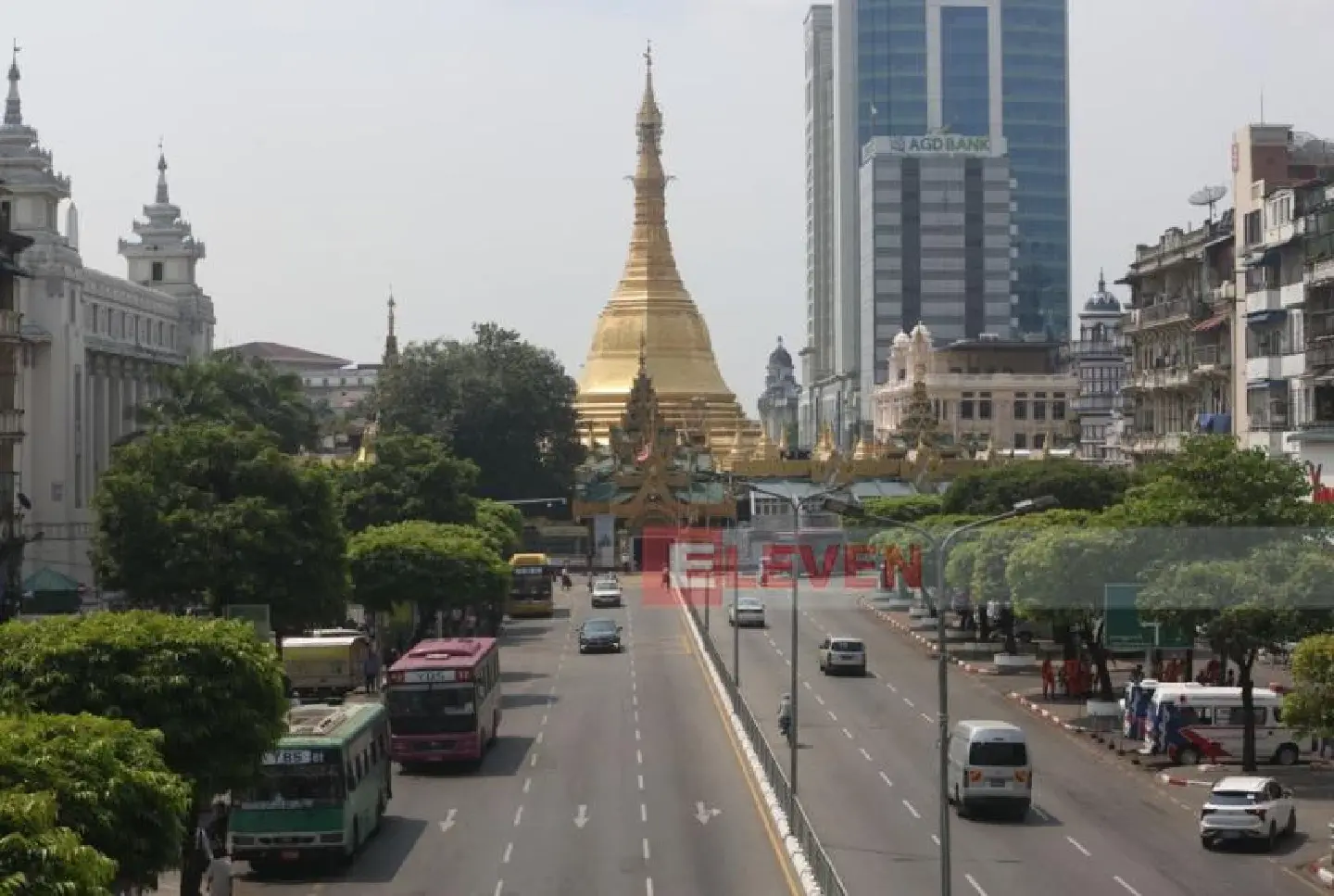 Yangon sees light traffic congestion as odd-even license plate driving system enforcement begins on March 14