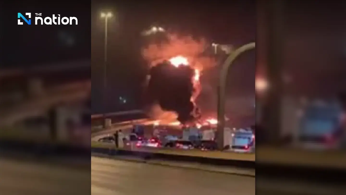 Drones hit US embassy in Riyadh, Saudi says; fire contained