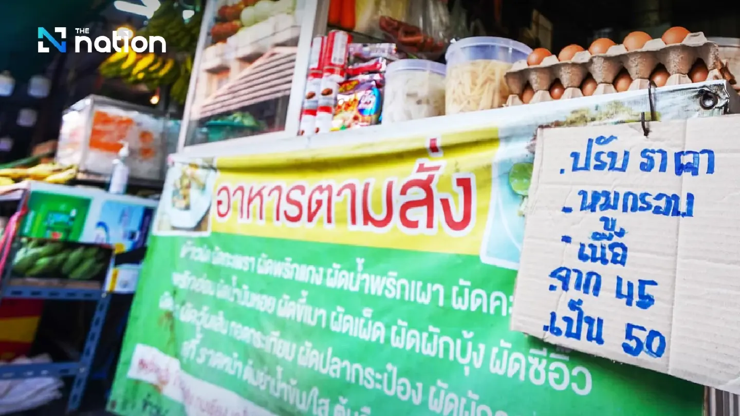 Bangkok street food vendors may raise made-to-order meal prices by 5 baht as costs climb