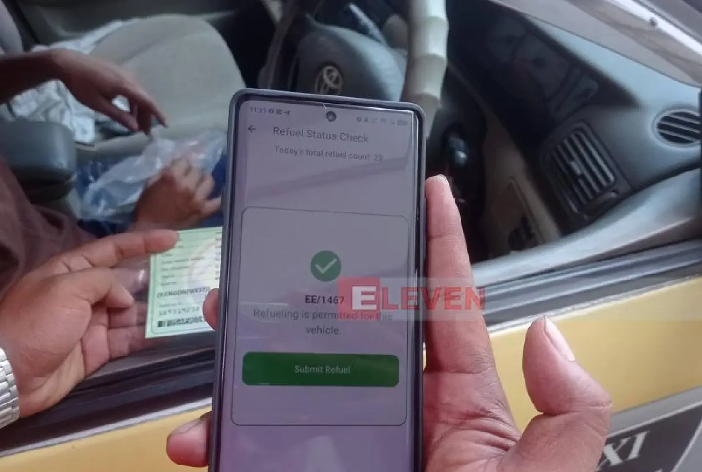 Yangon gas stations test fuel sales using vehicle QR codes