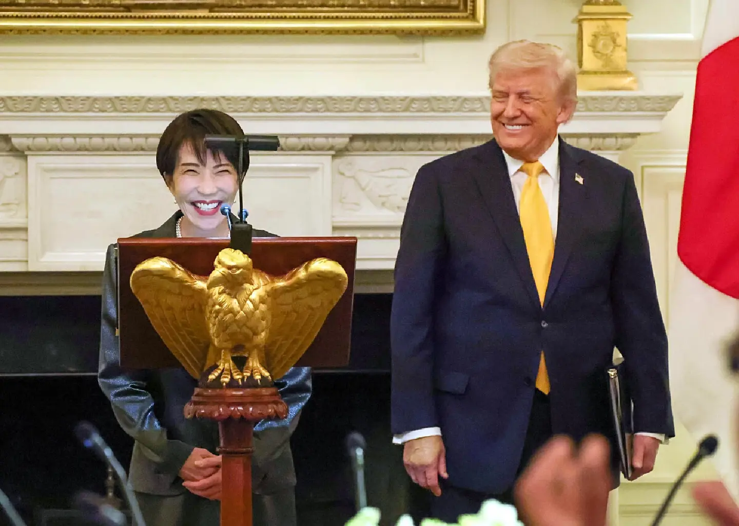 Takaichi avoids rift in sensitive talks with Trump