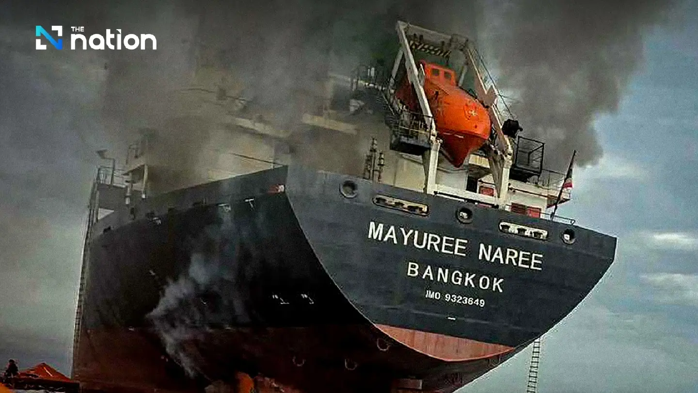 Marine Department co-ordinates urgent response after Thai cargo ship MAYUREE NAREE blast in Strait of Hormuz