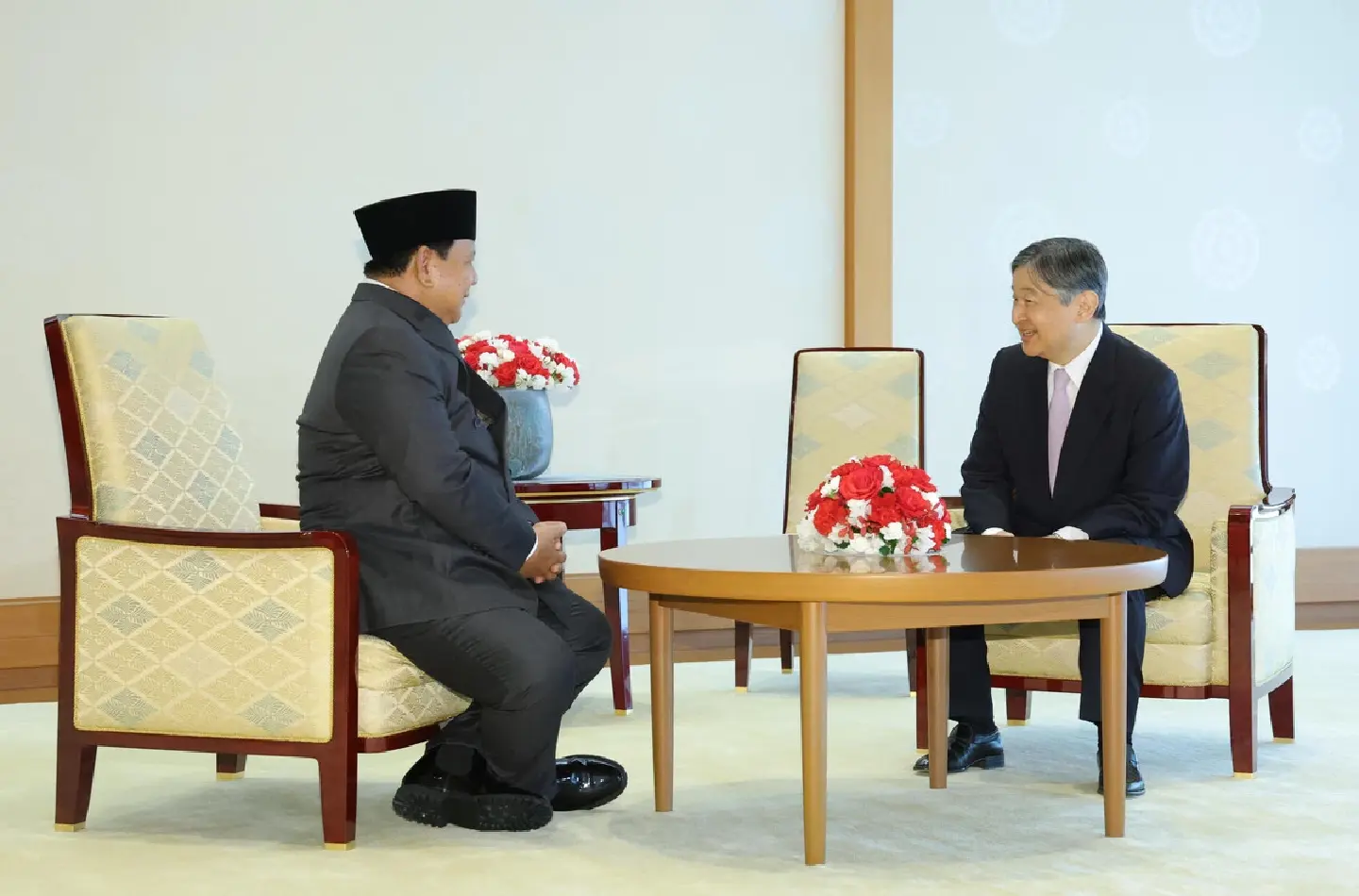Japan's emperor welcomes Indonesian president Prabowo in Tokyo