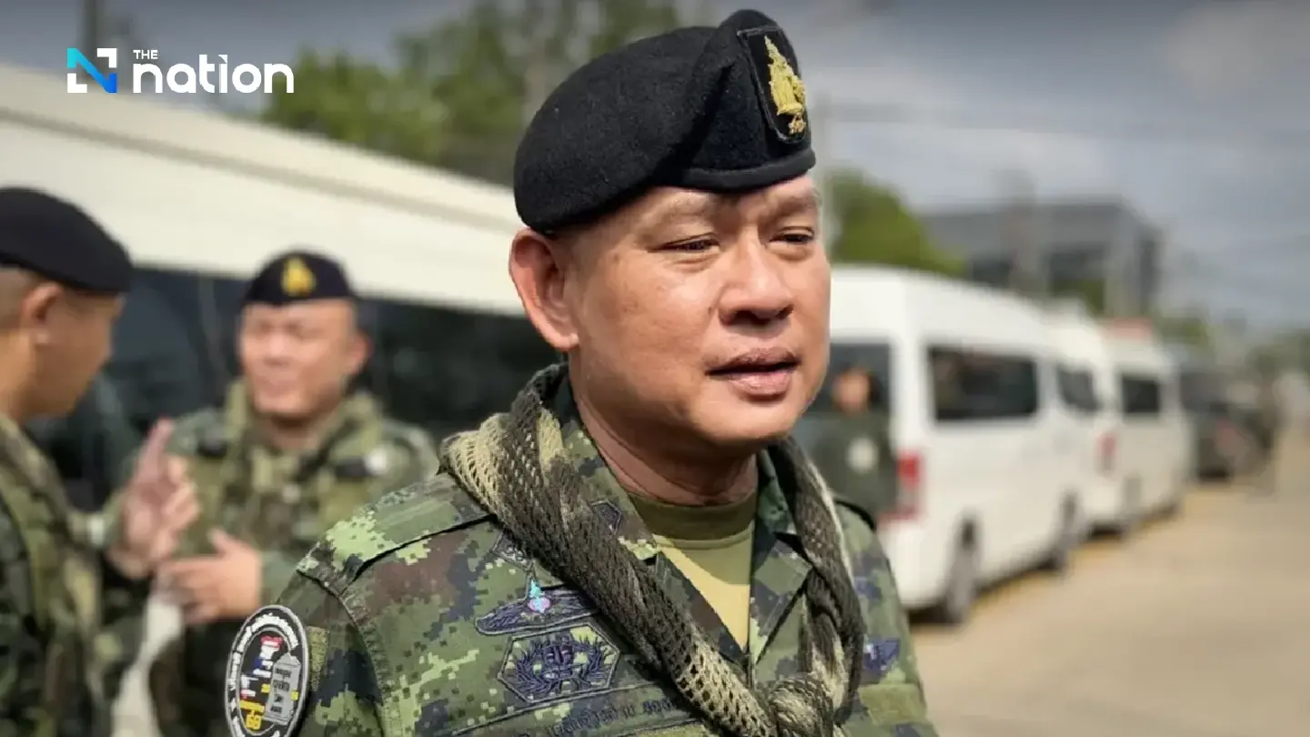 Burapha commander ready to act after Cambodia dredges border canal