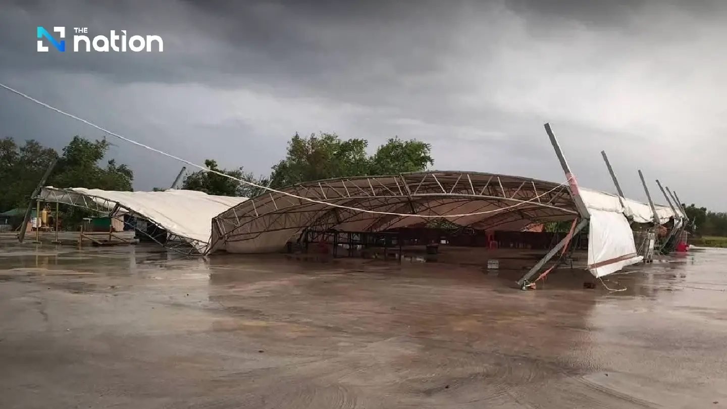 Summer storm tears through Korat, leaving severe damage as more rain looms