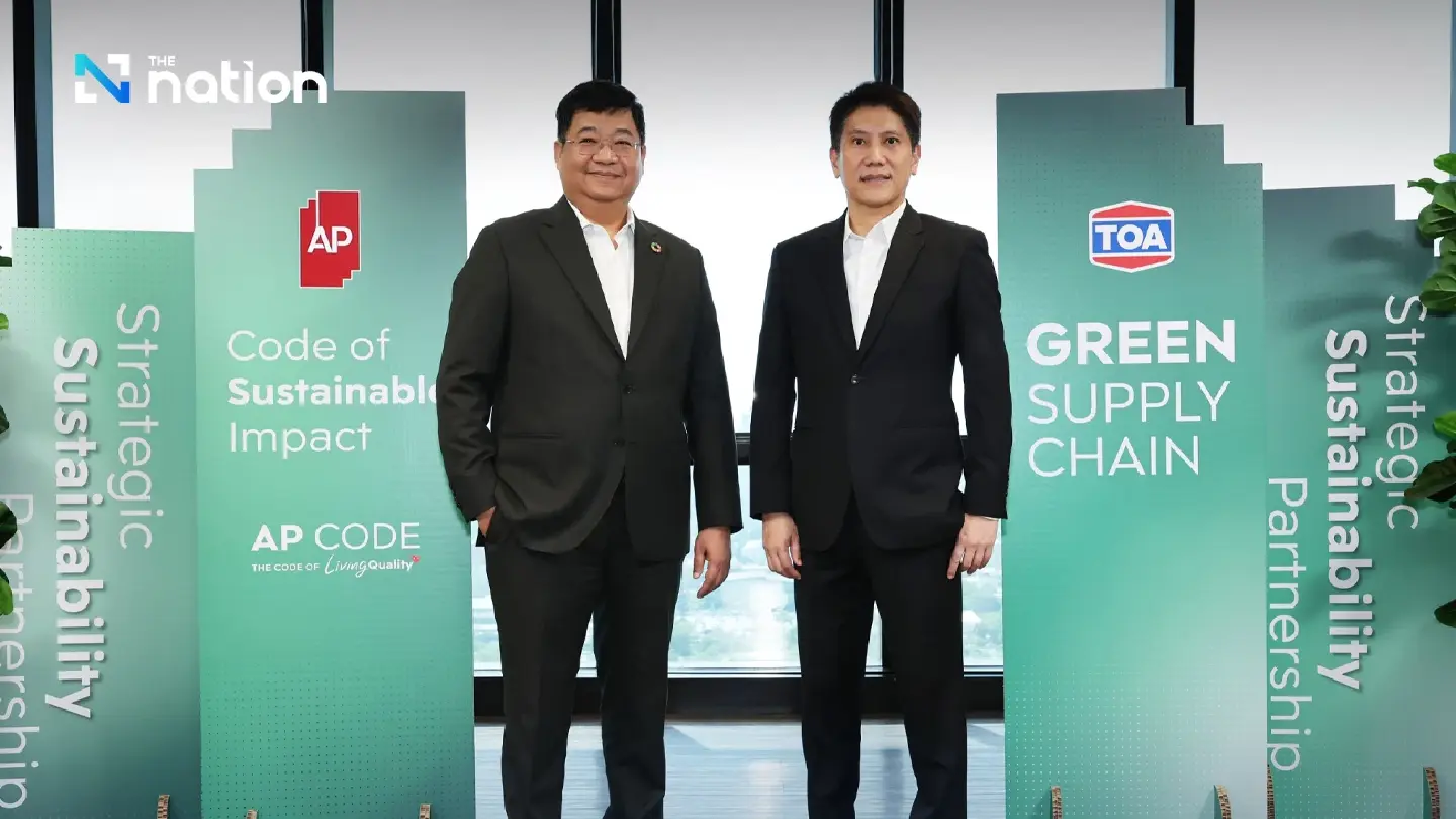 AP Thailand x TOA partner on a green supply chain for cleaner, higher-quality homes