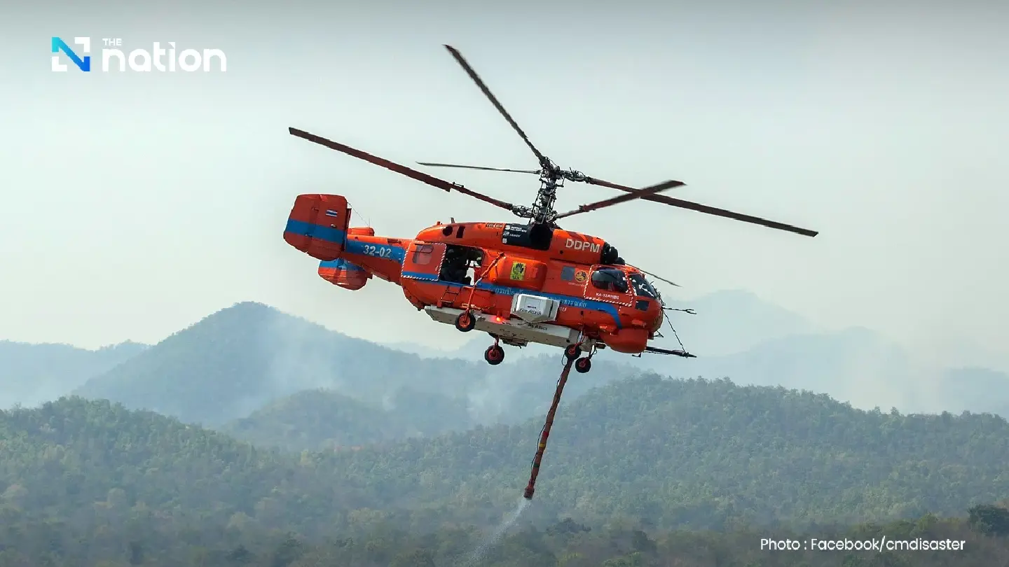 Third Army chief joins helicopter mission as Chiang Mai haze persists Third Army chief joins helicopter mission as Chiang Mai haze persists