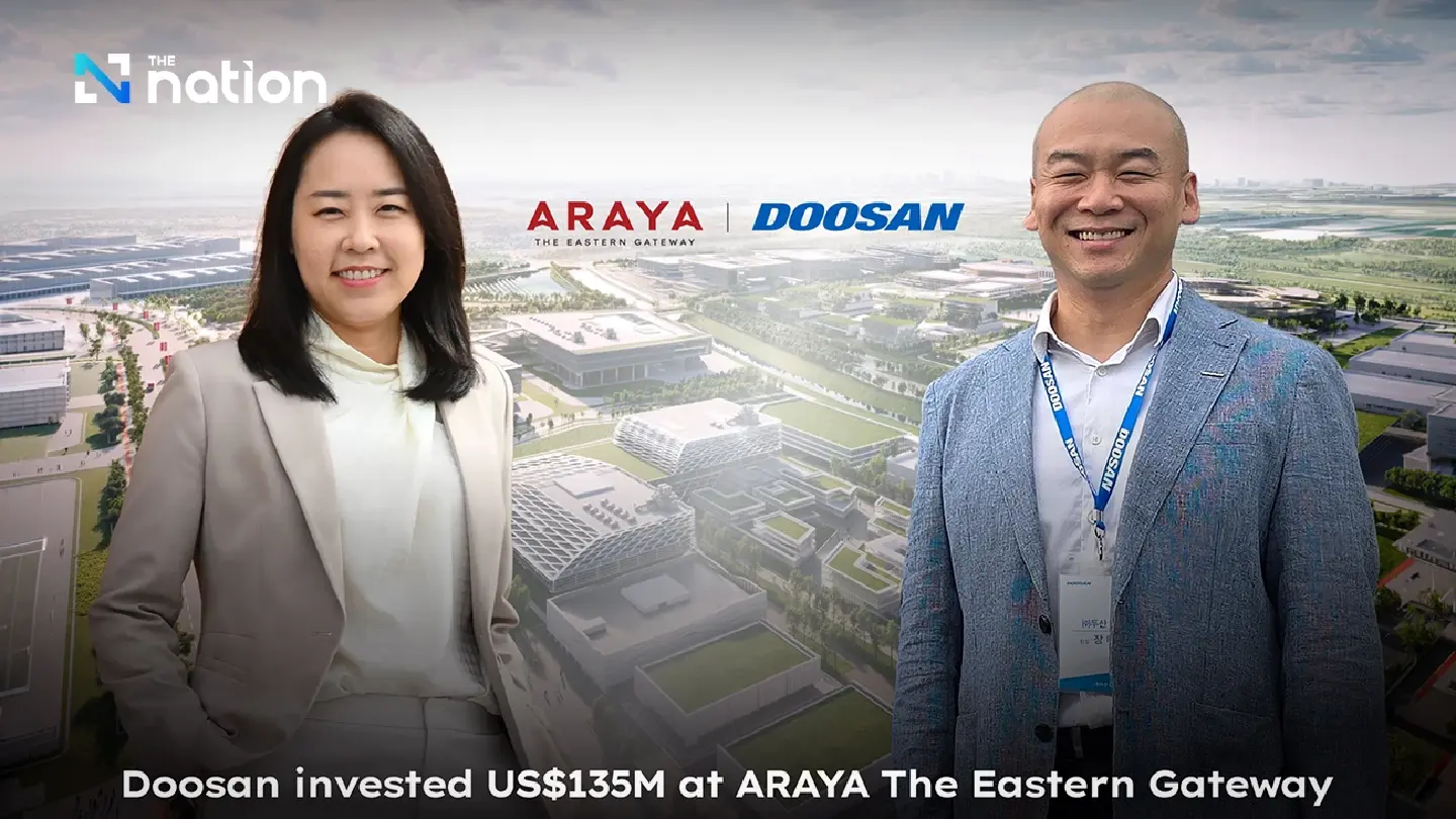 ARAYA – The Eastern Gateway draws South Korea’s Doosan for US$135m PCB investment