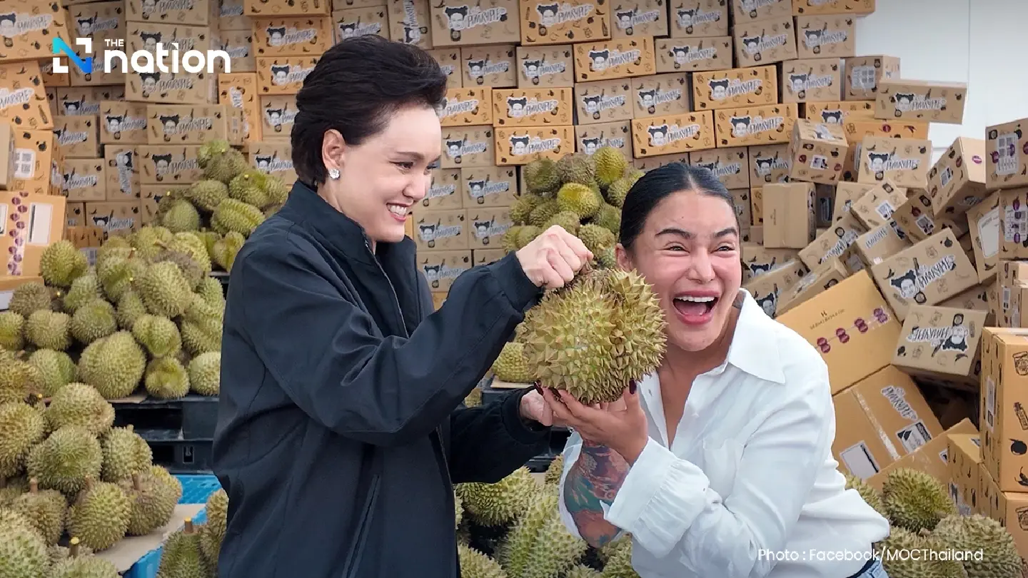 Commerce Ministry defends 100-baht durian live sale after farmer backlash
