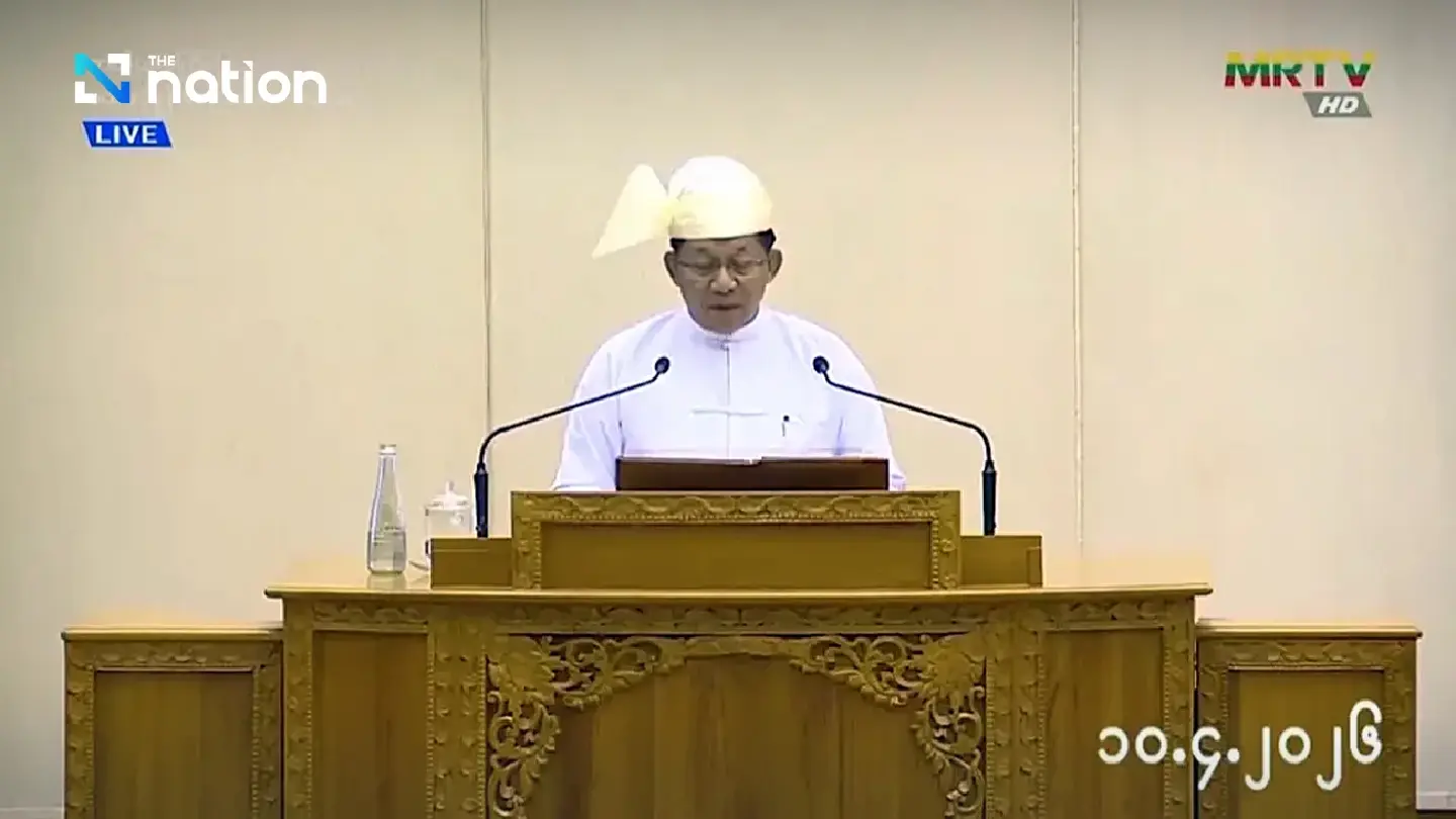 Min Aung Hlaing sworn in as Myanmar president after landslide win Min Aung Hlaing sworn in as Myanmar president after landslide win