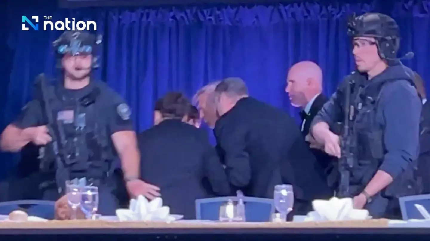 Trump safe after White House correspondents’ dinner scare