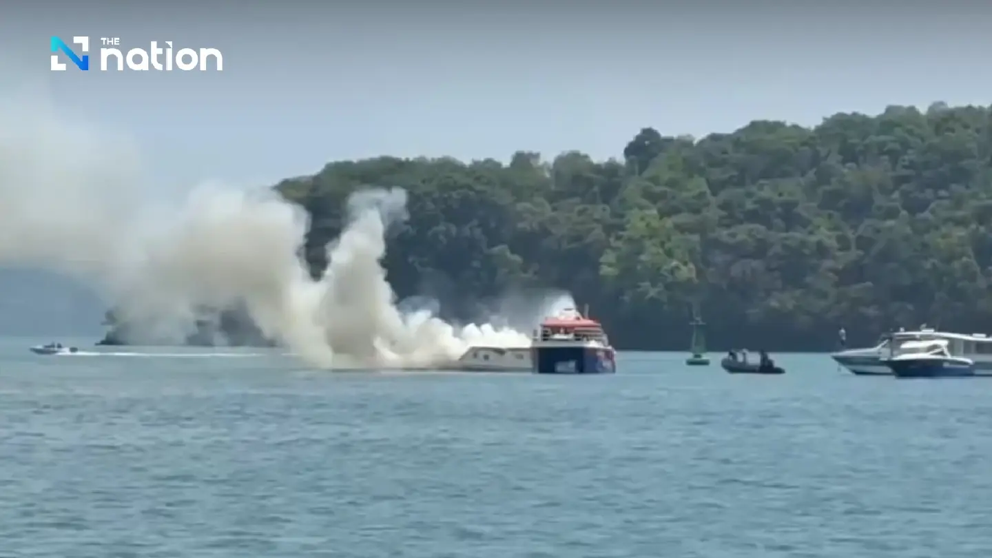 Speedboat fire at Phuket pier leaves five injured, one missing